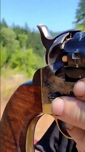 Colt 1860 Army percussion revolver, full fluted cylinder.