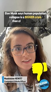 2.3K views · 121 reactions | Is the human population doomed to collapse? Billionaire Elon Musk continues to urge people to have more babies, claiming that “population collapse” is humanity's biggest threat. He's wrong, we need smaller families.  #PopulationMatters #SustainableFuture #FamilyPlanning | Population Matters | Facebook