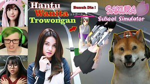 17K views · 559 reactions | Reaksi Ani Nurhayani & Obit HANTU WANITA TROWONGAN ! SAKURA School Simulator Indonesia | REZA JAYPE | Facebook