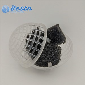 [Hot Item] Top Quality Polyhedral Hollow Ball Bio Filter Media / 38mm PP Floating Suspend Packing Bio Ball