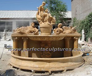 [Hot Item] Carved Wall Fountain for Garden Stone Carving Sculpture (SY-F228)