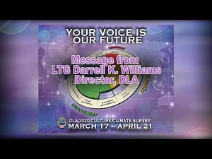 LTG Darrell K. Williams 2020 Culture Climate Message (KOREAN subtitles)