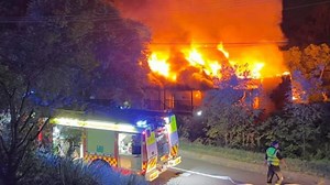 Firefighters battle four blazes across Sydney