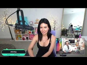 Alinity loves to bounce when she's excited