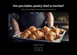 Bakery & Pastries - Template by Nicepage