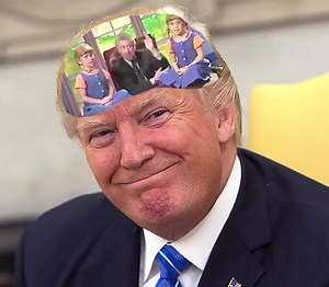 A glimpse into the mind of the leader of the free world. | Morons With Signs