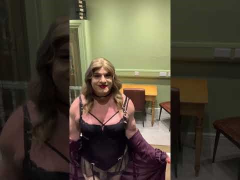 Crossdresser silky satin dressing gown /2