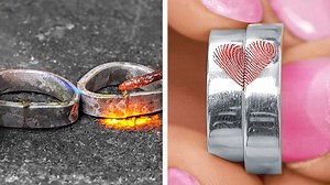 153K views · 737 reactions | Couples created their own wedding rings || unique jewelry ideas | 5-Minute Crafts Men | Facebook