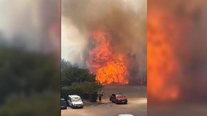 LV_Aparatoso incendio en el aeropuerto de Sabadell