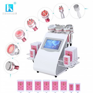 [Hot Item] Portable Liposuction Kim 8 Radiofrequency RF 40K Cavitation 9in1 Lipolaser Slimming Machine