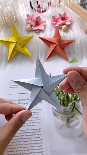 Three-dimensional origami five-pointed star origami tutorial origami #papercraft #handmade #paperart #cardmaking #papercrafting #paper #craft #art #papercrafts #diy #scrapbooking #handmadecards #crafting #paperlove #origami #scrapbook #papercut #paperartist #crafts #cardmaker #creative #cards #cardmakersofinstagram #paperflowers #stamping #card #handcrafted #design #papercutting #love paper craft | paper craft
