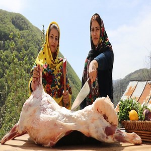 Bastirma! Whole Lamb Buried Under the Pilaf Which Is Very Delicious Recipe. #outdoorcooking | Beatrice Bergen