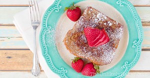 Strawberry Cream Cheese Stuffed French Toast