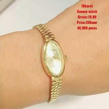 Geneve Watch 18Kt Gold