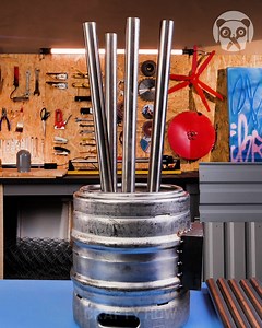 Dirty Oil Heater from beer kegs | Crafty Panda How