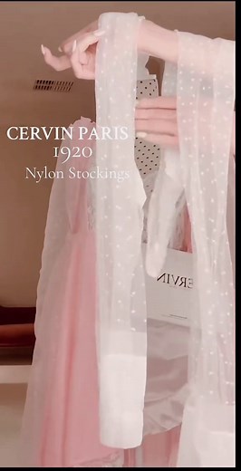 Cervin Paris Silk & Nylon Stockings