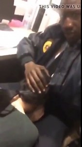 Asian girl sucking BBC at work