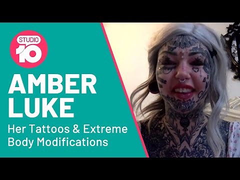 Amber Luke's Tattoos And Extreme Body Modifications | Studio 10