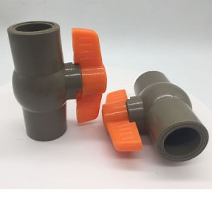 [Hot Item] 1.5inch Plastic Pipe Radiator 100mm 3piece PVC Ball Valve