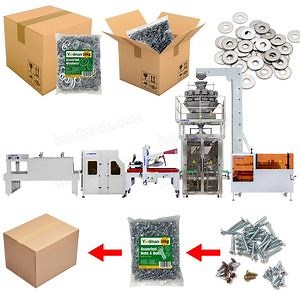 [Hot Item] Automatic Fastener Hardware Screw Bolt Bag Weighing Packing and Boxing Machine Line