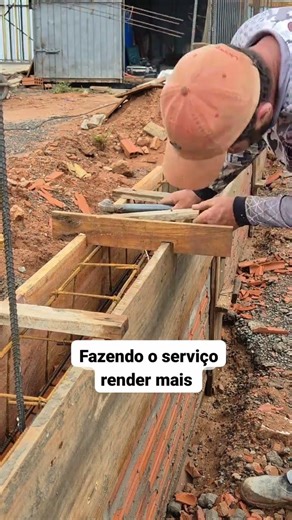 Galga facilita muito no travamento da caixaria #construção #obra #Galga