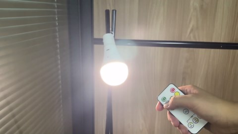 USB Rechargeable Light Bulbs with Remote, Dimmable and Timer, Wireless Light Bulbs no Plug for Lamp Refresh Long Lasting Battery Light, 2600MAH Battery Operated LED Bulbs for Home Power Outage, 900LM