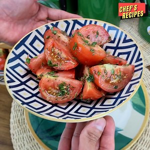 Delicious Tomato Salad, Easy and Quick to Make! | Homemade and Natural Recipes