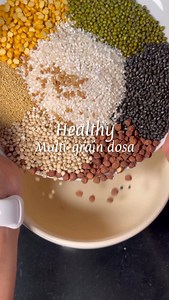 60K views · 1.4K reactions | Whipping up a nutritious Navadanya Dosa!...