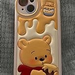 Cute Kawaii Phone Case, TPU Leather Zoo Emboss Cartoon Case for iPhone 14 Plus, Soft Rubber Shockproof Protective Cover for Women Girls