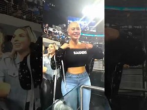 👀👀 OnlyFans Danii Banks Kicked Out Las Vegas Raiders Game For Flashing Crowd