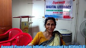 Agewell Foundation Digital Literacy Program Supported by #ORACLE | Agewell Foundation