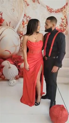 Looking to make a huge statement for Christmas? This grand staircase decked with poinsettias is how!! Search for “Poinsettia Christmas Staircase” on our site! #christmasbackdrops #christmasbackdrop #holidaybackdrop #photographystudio | Photo Prop Backdrop Shop