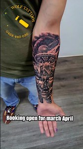 Few spots available. March April | Wolf Tattoos