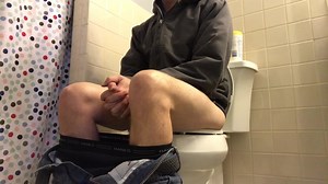 Constipated pooping