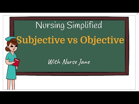 Subjective vs Objective