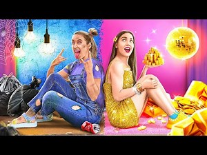 SCHOOL MAKEOVER | Cool 24 Hours Challenge! Genius DIY Ideas & Hacks