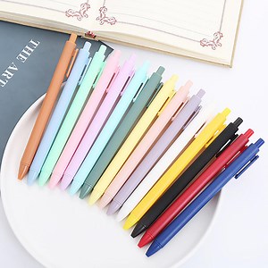 [Hot Item] AI-MICH Candy Color Soft Rubber Coated Plastic Cute Gel Custom Logo Pen