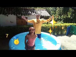 Desafio na piscina.