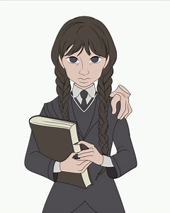 Snap✨ #WednesdayAddams | Mark Tabay