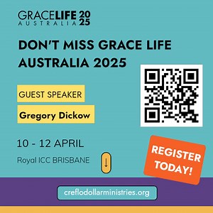 We are excited to welcome Gregory Dickow to Grace Life Australia 2025! Known for his dynamic and faith-filled teachings. Get ready to be inspired this April! https://www.eventbrite.com.au/e/grace-life-australia-conference-2025-tickets-868078414907 #gracelife2025 #grace #conference #christianconference #christianevents #CrefloDollar #faith | CDM Asia Pacific