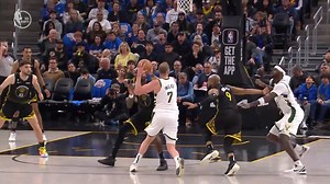 Joe Ingles finds Bobby Portis for the and-one score