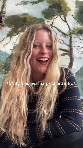 #medievaltok #girlhood #harpsichord #whimsical #preraphaelite
