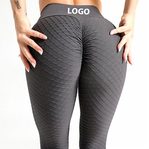 [Hot Item] New Design Peach Booty Tiktok Sports Leggings for Women, Contour Seamless Butt Scrunch Tight Trousers Crossover Waist Yoga Pants