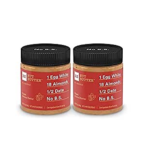 RX Nut Butter, Maple Almond Butter, 10oz Jar, Pack of 2, Keto Snack, Gluten Free