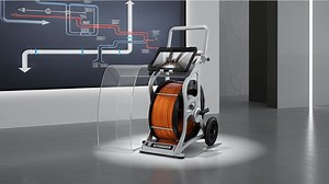 [Hot Item] Trio-Vision Tvs-50 Small Pipe Inspection Camera with Hard Cable