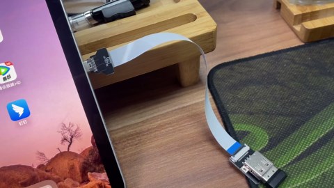 cablecc USB-C Type-C Male Host to USB 2.0 Type-A Female Target Data Flat Slim FPC OTG Cable 13cm for FPV Disk Phone Laptop