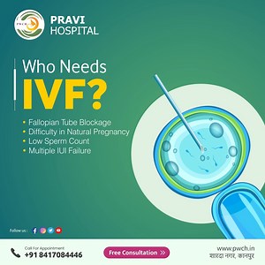 Who Needs IVF? - Fallopian Tube Blockage - Difficulty in Natural Pregnancy - Low Sperm Count - Multiple IUI Failure 𝐏𝐑𝐀𝐕𝐈 𝐖𝐎𝐌𝐄𝐍 & 𝐂𝐇𝐈𝐋𝐃 𝐇𝐄𝐀𝐋𝐓𝐇𝐂𝐀𝐑𝐄 𝐇𝐎𝐒𝐏𝐈𝐓𝐀𝐋 शारदा नगर, कानपुर GET FREE INFERTILITY CONSULTATION Call For Appointment 📞 𝟗𝟏 𝟖𝟒𝟏𝟕𝟎𝟖𝟒𝟒𝟒𝟔 | Best IVF in New DelhiDelhi - Pravi Global IVF Lajpat Nagar New Delhi
