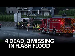 At least 4 dead, 3 missing in Bucks County flash flood