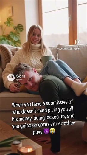 When you have a submissive bf ☺️