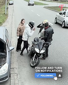 Motorist gets unexpected help (For entertainment purposes only. Consult professionals if guidance on activities is presented. No brand affiliation is implied if any are shown. If inspired by true events, creative adaptations may be included. Content may include public footage.) | Fabiosa Hearty